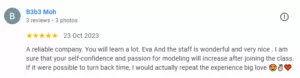 ET modeling course student testimonial 47